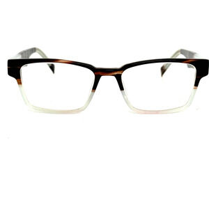 Bevel Eyeglasses 3662 Jeremy BRBF Striped Brown Square Frame 50[]16 135 H13982